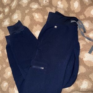 Figs Navy Set: includes top and joggers